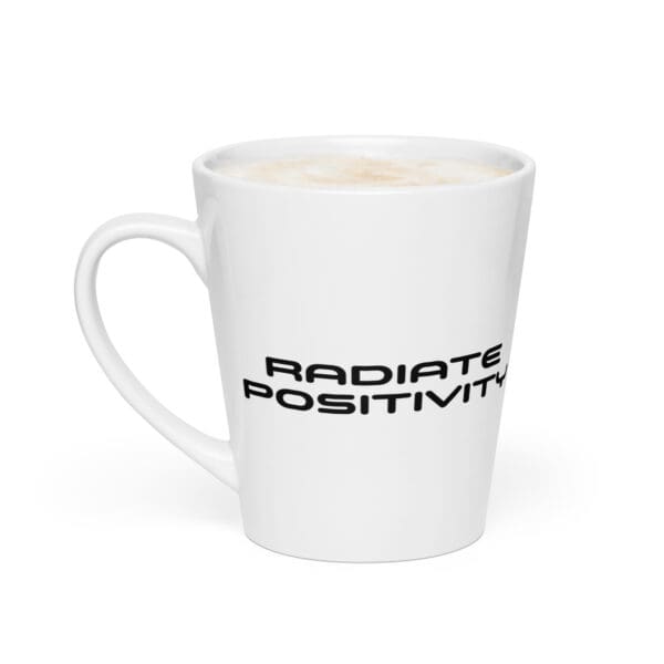 Radiate Positivity Latte mug - Image 3