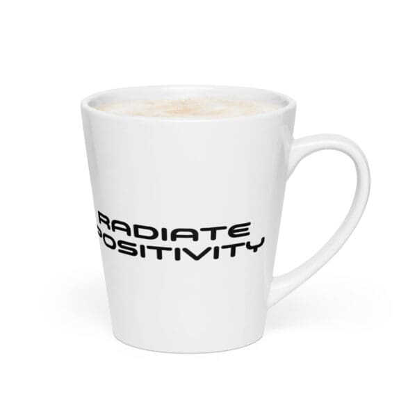 Radiate Positivity Latte mug - Image 2