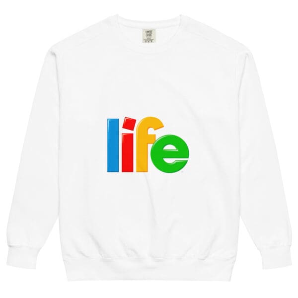Unisex garment-dyed sweatshirt - Image 2