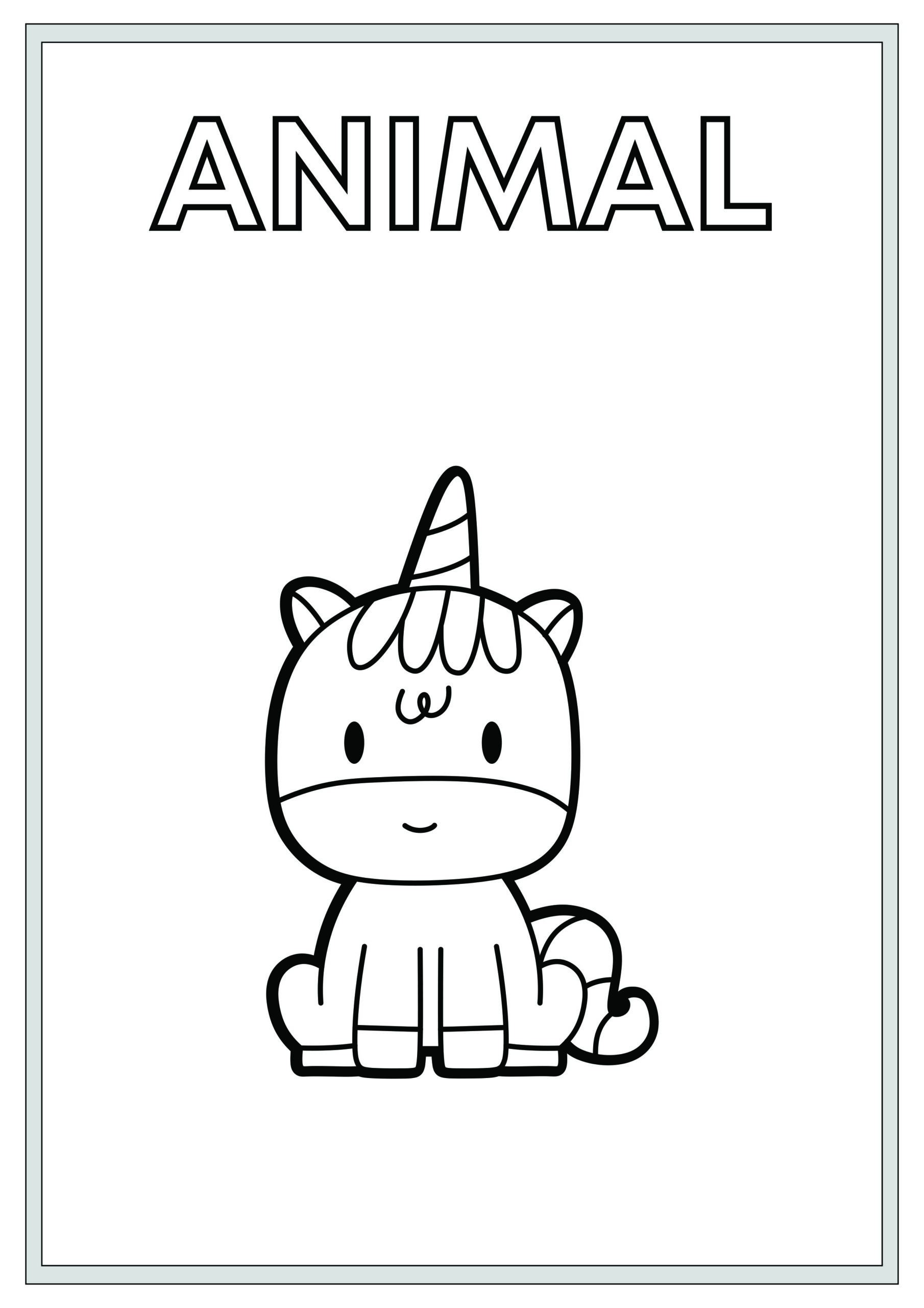 Animal Alphabet Tracing and Coloring Book